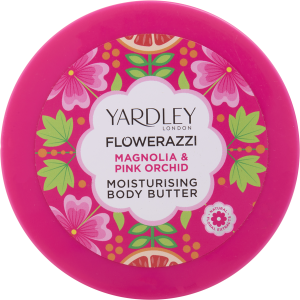 Yardley Flowerazzi Magnolia & Pink Orchid by Yardley, Body Butter 6.7 oz