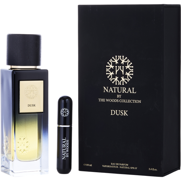 The Woods Collection Natural Dusk by The Woods Collection, Eau De Parfum Spray 3.4 oz (Natural Collection) + Rechargeable Mini
