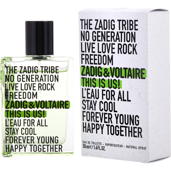 Zadig & Voltaire This Is Us! L'Eau For All by Zadig & Voltaire, Eau De Toilette Spray 1.7 oz