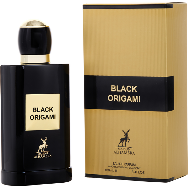 Maison Alhambra Black Origami by Maison Alhambra, Eau De Parfum Spray 3.4 oz