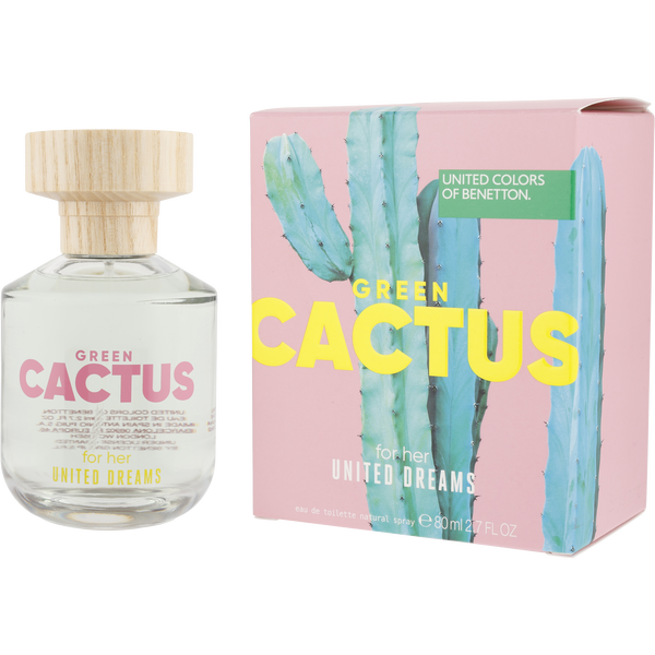 Benetton United Dreams Green Cactus by Benetton, Eau De Toilette Spray 2.7 oz, image 1 of 2