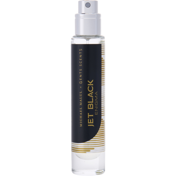 Michael Malul Jet Black Enigma by Michael Malul, Eau De Parfum Spray Mini 0.34 oz