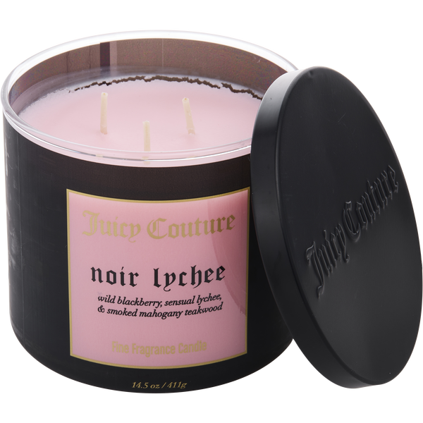 Juicy Couture Noir Lychee by Juicy Couture, Candle 14.5 oz