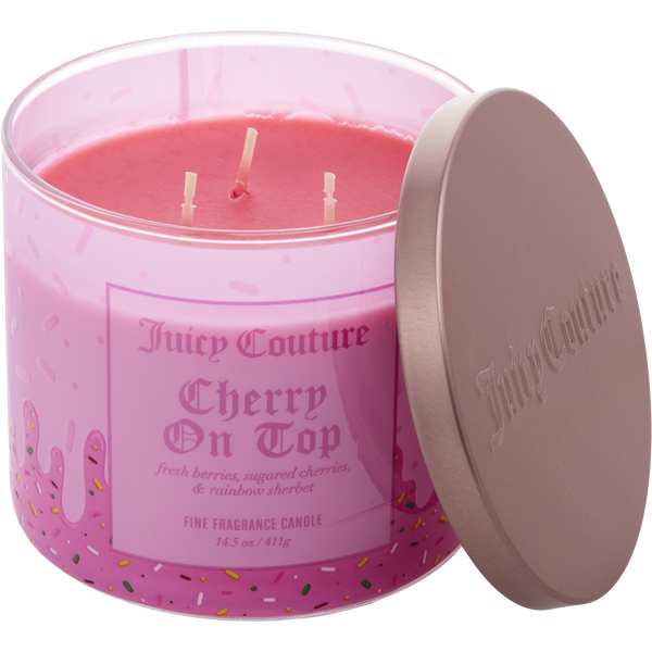 Juicy Couture Cherry On Top by Juicy Couture, Candle 14.5 oz