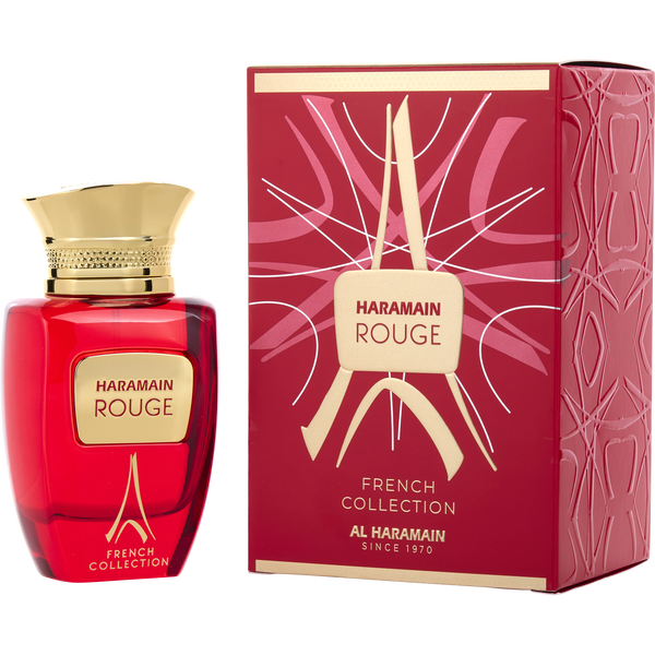 Al Haramain Rouge French Collection by Al Haramain, Eau De Parfum Spray 3.4 oz