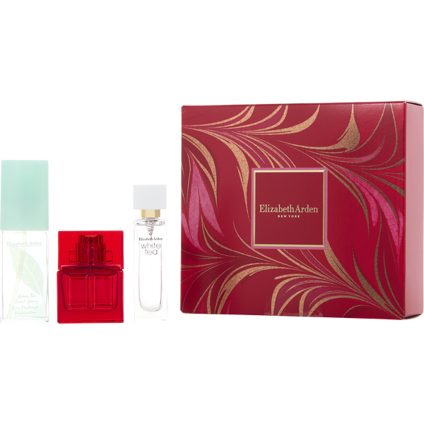 Elizabeth Arden Variety by Elizabeth Arden, 3 Piece Mini Variety With White Tea Eau De Toilette Spray 0.33 oz & Red Door Eau De Toilette Spray 0.33 oz & Green Tea Scent Spray 0.5 oz And All Are Minis