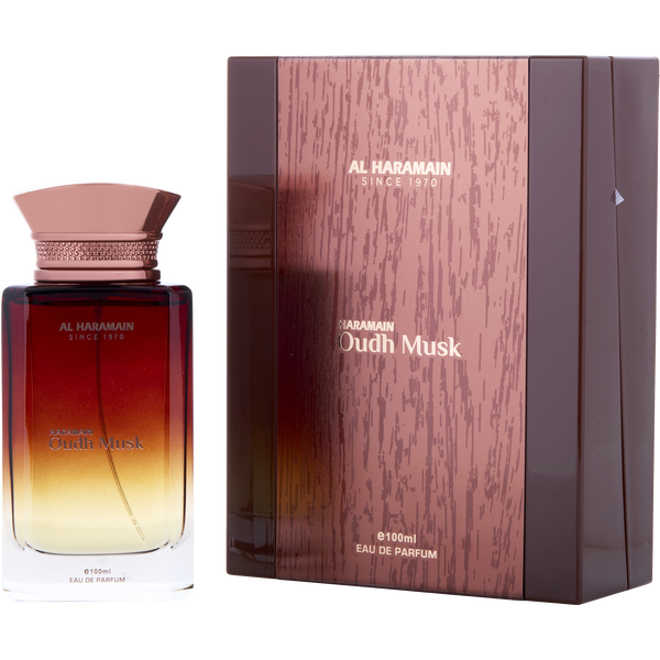 Al Haramain Oudh Musk by Al Haramain, Eau De Parfum Spray 3.4 oz