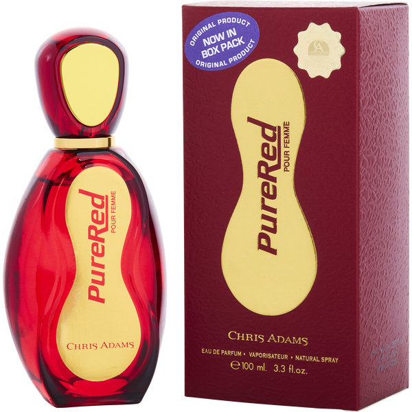 Chris Adams Pure Red by Chris Adams, Eau De Parfum Spray 3.4 oz, image 1 of 2