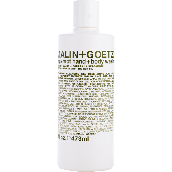 Malin+Goetz Bergamot by Malin + Goetz, Hand & Body Wash 16 oz