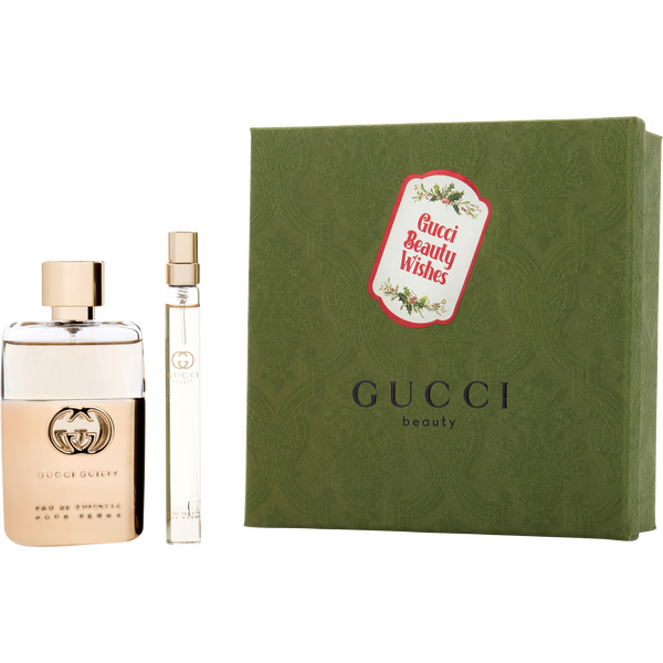 Gucci Guilty Pour Femme by Gucci, Eau De Toilette Spray 1.6 oz & Eau De Toilette Spray 0.33 oz Mini