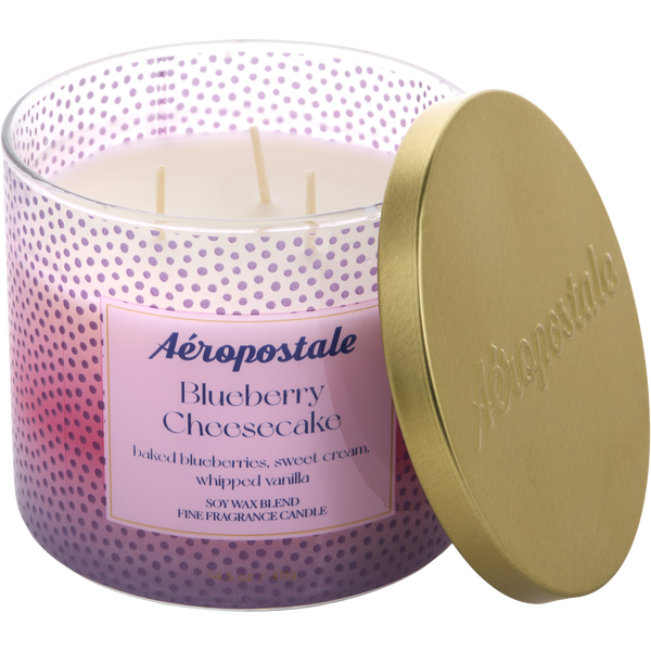 Aeropostale Blueberry Cheesecake by Aeropostale, Scented Candle 14.5 oz