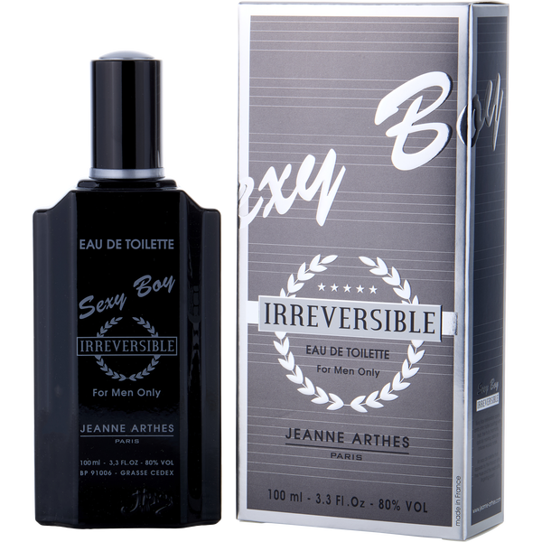 Sexy Boy Irreversible by Jeanne Arthes, Eau De Toilette Spray 3.3 oz
