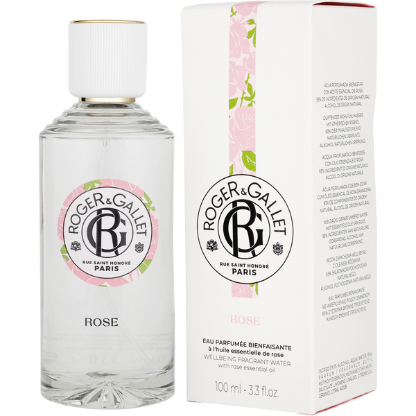 Roger & Gallet Rose by Roger & Gallet, Fresh Fragrant Water Spray (New Packaging) 3.3 oz, image 1 of 2
