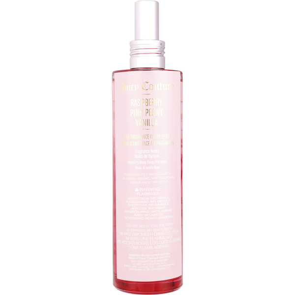 Juicy Couture Raspberry Pink Peony Vanilla by Juicy Couture, Room Spray 5 oz