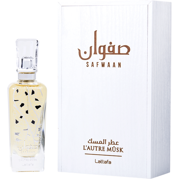 Lattafa Safwaan L'Autre Musk by Lattafa, Eau De Parfum Spray 3.4 oz