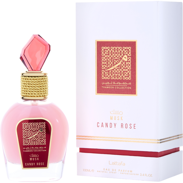 Lattafa Musk Candy Rose by Lattafa, Eau De Parfum Spray (Thameen Collection) 3.4 oz