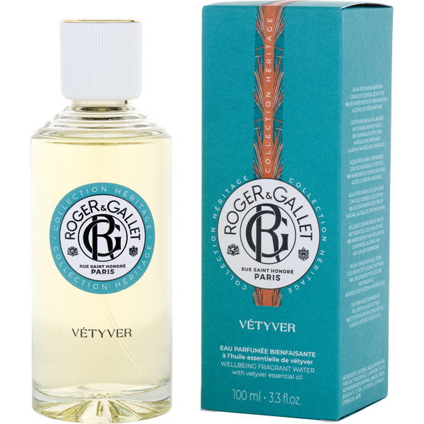 Roger & Gallet Vetyver by Roger & Gallet, Wellbeing Fresh Fragrant Water Spray 3.3 oz, image 1 of 2