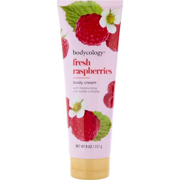 Bodycology Fresh Raspberries by Bodycology, Body Cream 8 oz