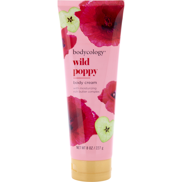 Bodycology Wild Poppy by Bodycology, Body Cream 8 oz