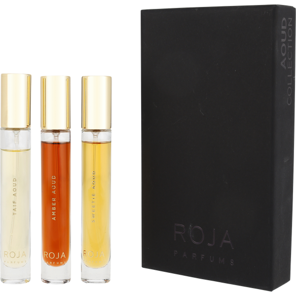Roja Variety by Roja Dove, 3 Piece Variety With Amber Aoud & Roja Taif Aoud & Roja Sweetie Aoud And All Are Eau De Parfum Spray 0.34 oz Minis, image 1 of 2