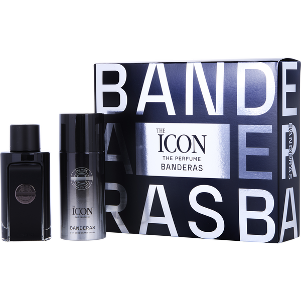 Antonio Banderas The Icon by Antonio Banderas, Eau De Parfum Spray 3.4 oz & Deodorant Spray 5 oz