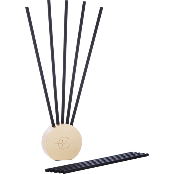 Glasshouse Scent Scene by Glasshouse, Kyoto In Bloom & Lost In Amalfi Scent Stems (5 Each) And Metal Vessel