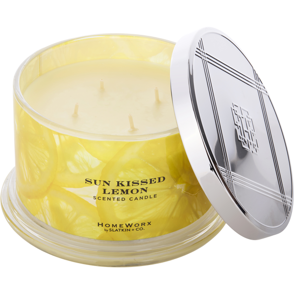 Homeworx Sun Kissed Lemon by Slatkin + Co., Scented Candle 18 oz