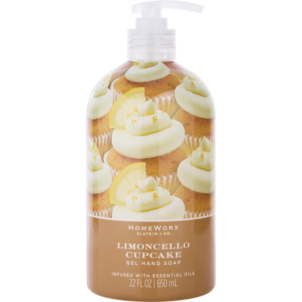 Homeworx Limoncello Cupcake by Slatkin + Co., Gel Hand Soap 22 oz