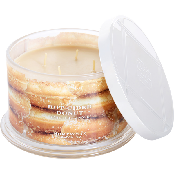 Homeworx Hot Cider Donut by Slatkin + Co., Scented Candle 18 oz