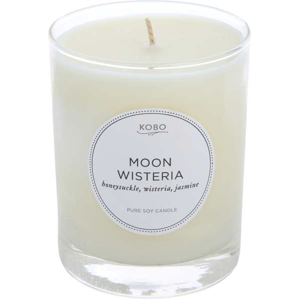 Kobo Moon Wisteria by Kobo, Pure Soy Candle 11 oz
