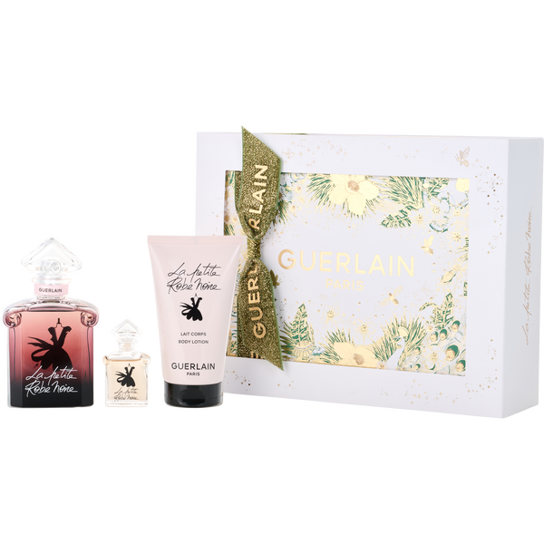 La Petite Robe Noire Intense by Guerlain, Eau De Parfum Spray 1.6 oz & Body Lotion 2.5 oz & Eau De Parfum 0.17 oz Mini, image 1 of 2