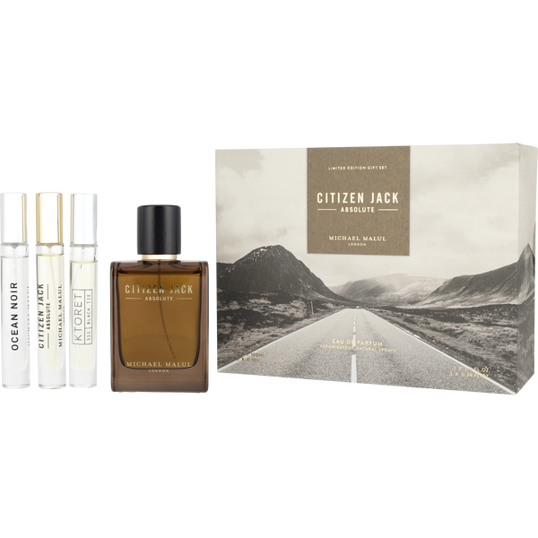 Michael Malul Citizen Jack Absolute by Michael Malul, Eau De Parfum Spray 3.4 oz & 3x Eau De Parfum Spray 0.34 oz Minis, image 1 of 2