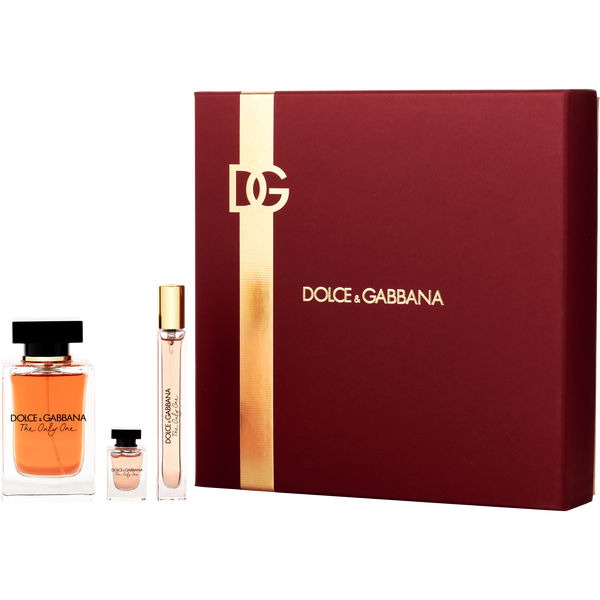The Only One by Dolce & Gabbana, Eau De Parfum Spray 3.3 oz & Eau De Parfum Spray 0.33 oz Mini & Eau De Parfum 0.17 oz Mini, image 1 of 2