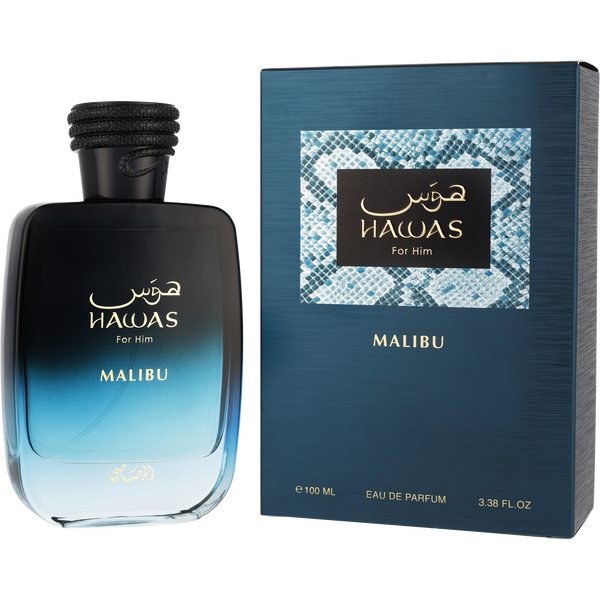 Rasasi Hawas Malibu by Rasasi, Eau De Parfum Spray 3.4 oz, image 1 of 2