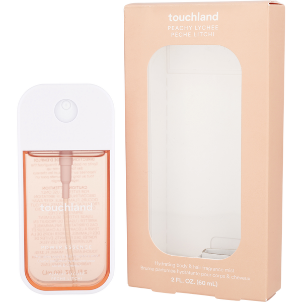 Touchland Peachy Lychee by Touchland, Body & Hair Fragrance Mist 2 oz, image 1 of 2