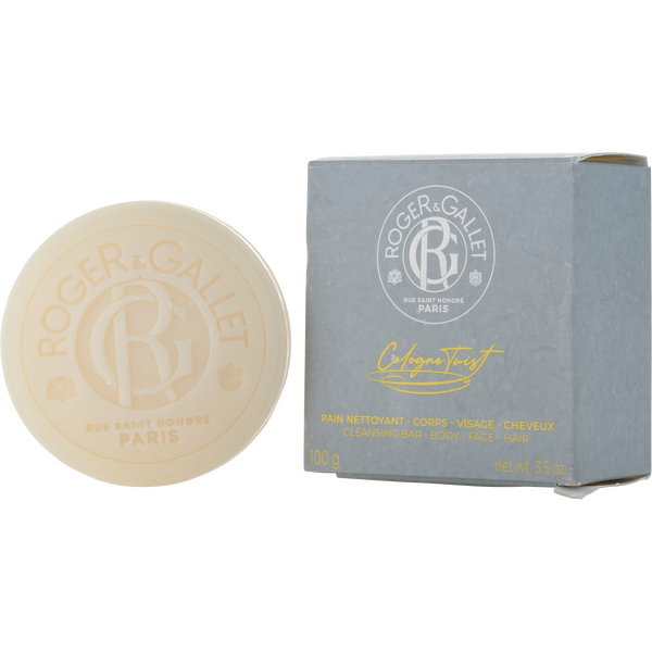 Roger & Gallet Cologne Twist by Roger & Gallet, 3-In-1 Cleansing Bar Body, Face, Hair 3.4 oz, image 1 of 2