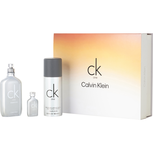 Ck One Essence by Calvin Klein, Parfum Intense Spray 3.3 oz & Deodorant Spray 5 oz & Parfum Intense 0.34 oz Mini, image 1 of 2