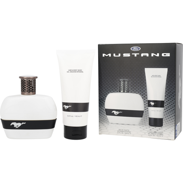 Ford Mustang White by Estee Lauder, Eau De Toilette Spray 3.4 oz & Hair And Body Wash 5 oz, image 1 of 2