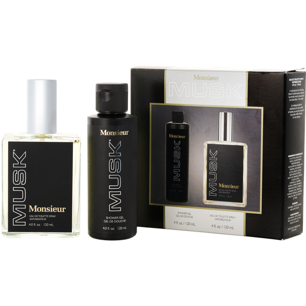 Monsieur Musk by Dana, Eau De Toilette Spray 4 oz & Shower Gel 4 oz, image 1 of 2