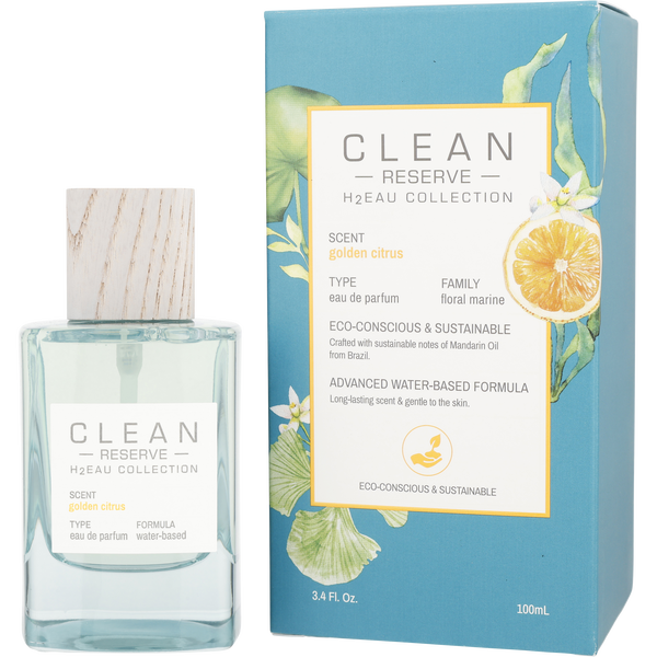 Clean Reserve H2eau Golden Citrus by Clean, Eau De Parfum Spray 3.4 oz, image 1 of 2