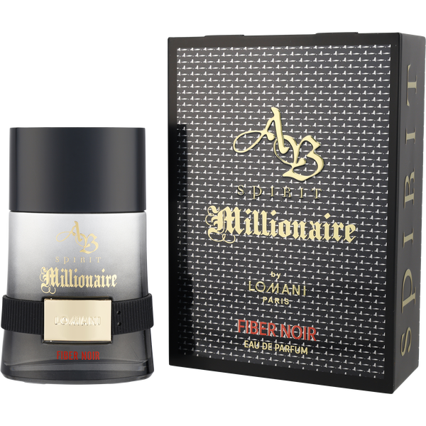 Ab Spirit Millionaire Fiber Noir by Lomani, Eau De Parfum Spray 3.3 oz, image 1 of 2