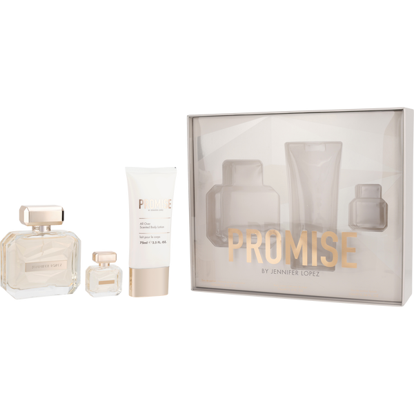 Promise By Jennifer Lopez by Jennifer Lopez, Set-Eau De Parfum Spray 3.4 oz & Body Lotion 2.5 oz & Eau De Parfum 0.34 oz Mini, image 1 of 2
