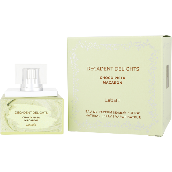 Lattafa Decadent Delights Choco Pista Macaron by Lattafa, Eau De Parfum Spray 1.7 oz, image 1 of 2