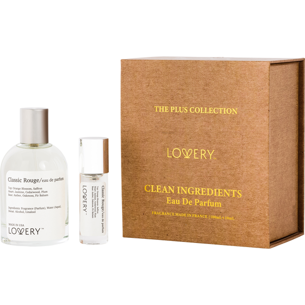 Lovery Classic Rouge by Lovery, Eau De Parfum Spray 3.38 oz & Eau De Parfum Spray 0.33 oz Mini, image 1 of 2