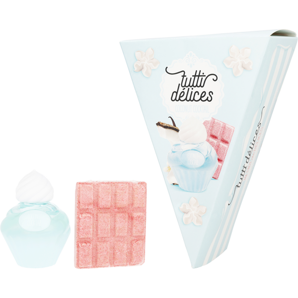 Tutti Delices Coconut Cocktail by Tutti Delices, Eau De Toilette Spray 1.7 oz & Bath Tablet 1.7 oz, image 1 of 2