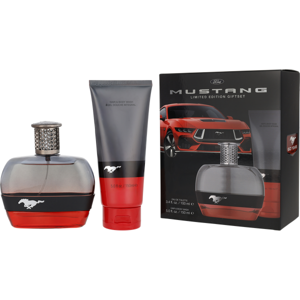 Mustang 60 Years by Estee Lauder, Eau De Toilette Spray 3.4 oz & Hair & Body Wash 5 oz (Limited Edition), image 1 of 2