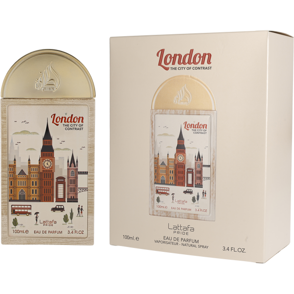 Lattafa Pride London The City Of Contrast by Lattafa, Eau De Parfum Spray 3.4 oz, image 1 of 2