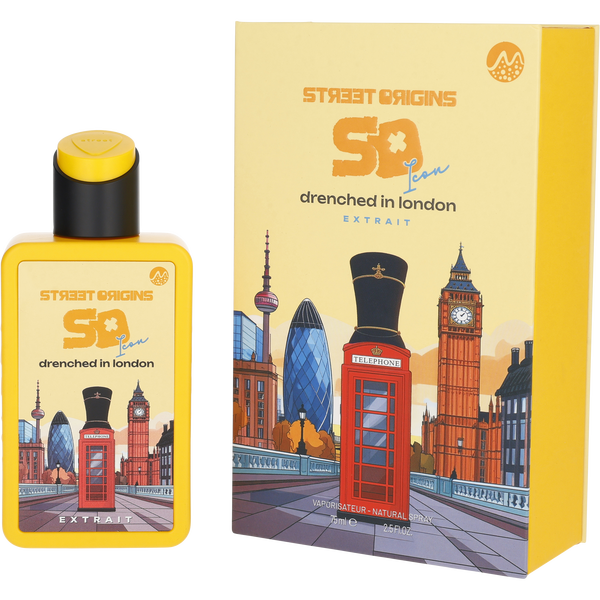 Street Origins Drenched In London by Street Origins, Extrait De Parfum Spray 2.5 oz, image 1 of 2