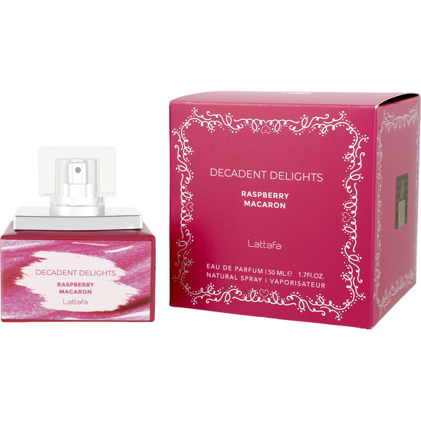 Lattafa Decadent Delights Raspberry Macaron by Lattafa, Eau De Parfum Spray 1.7 oz, image 1 of 2