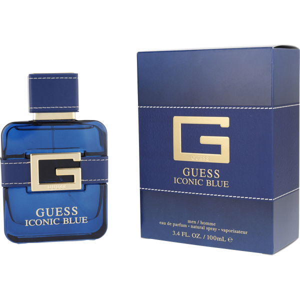 Guess Iconic Blue by Guess, Eau De Parfum Spray 3.4 oz, image 1 of 2